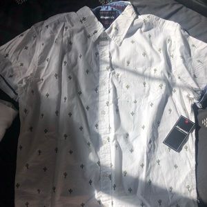Men’s Cactus Button Down Shirt